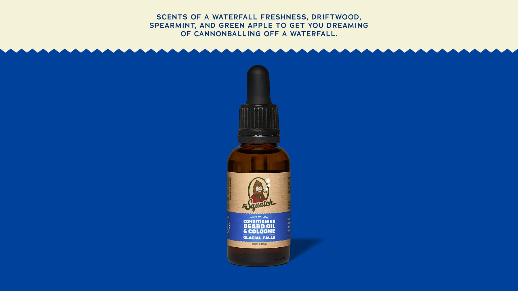 Conditioning Beard Oil & Cologne Glacial Falls - Bright Finish