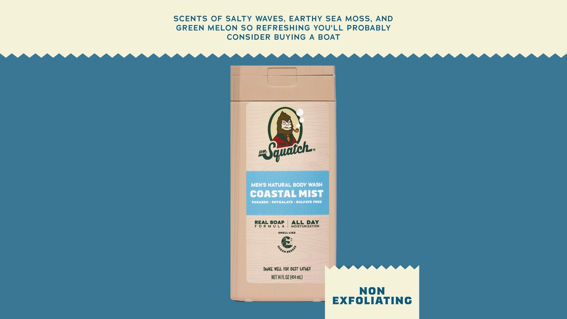 14 oz Coastal Mist Body Wash - Easy Spritz
