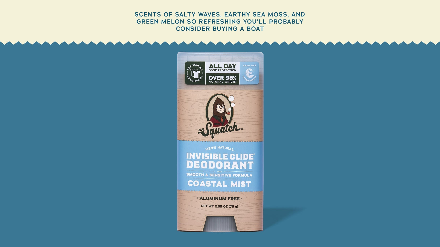 Coastal Mist Invisible Glide Deodorant - Clean Mood