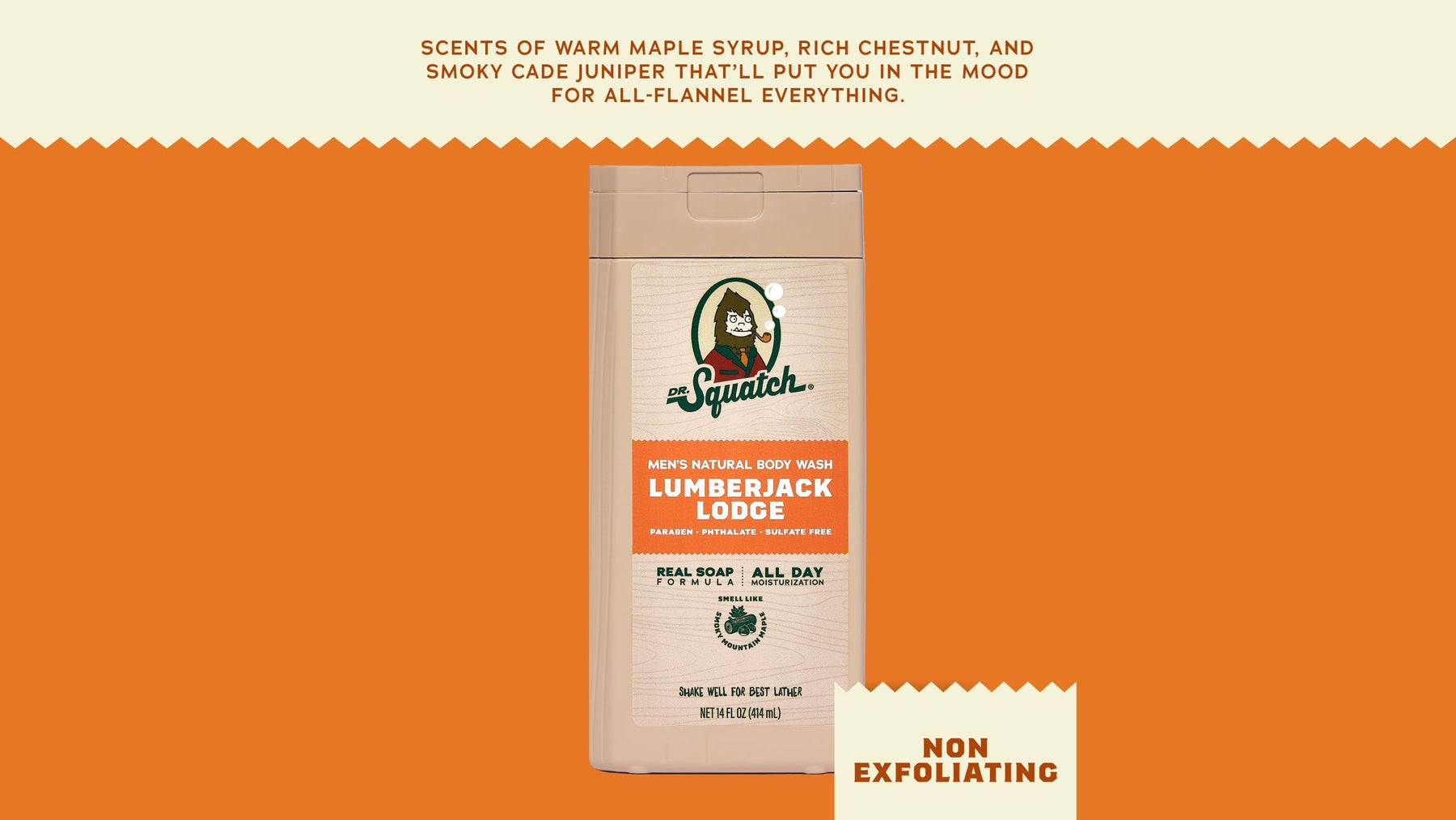 14 oz Lumberjack Lodge Body Wash - Soft Layer