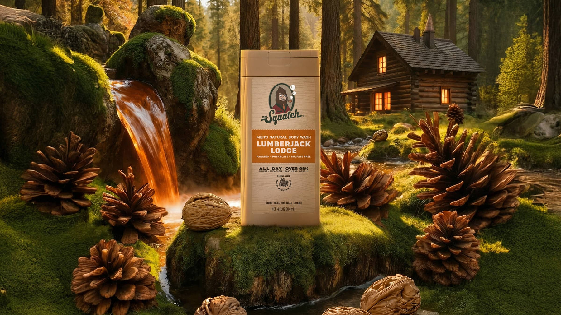 14 oz Lumberjack Lodge Body Wash - Soft Layer
