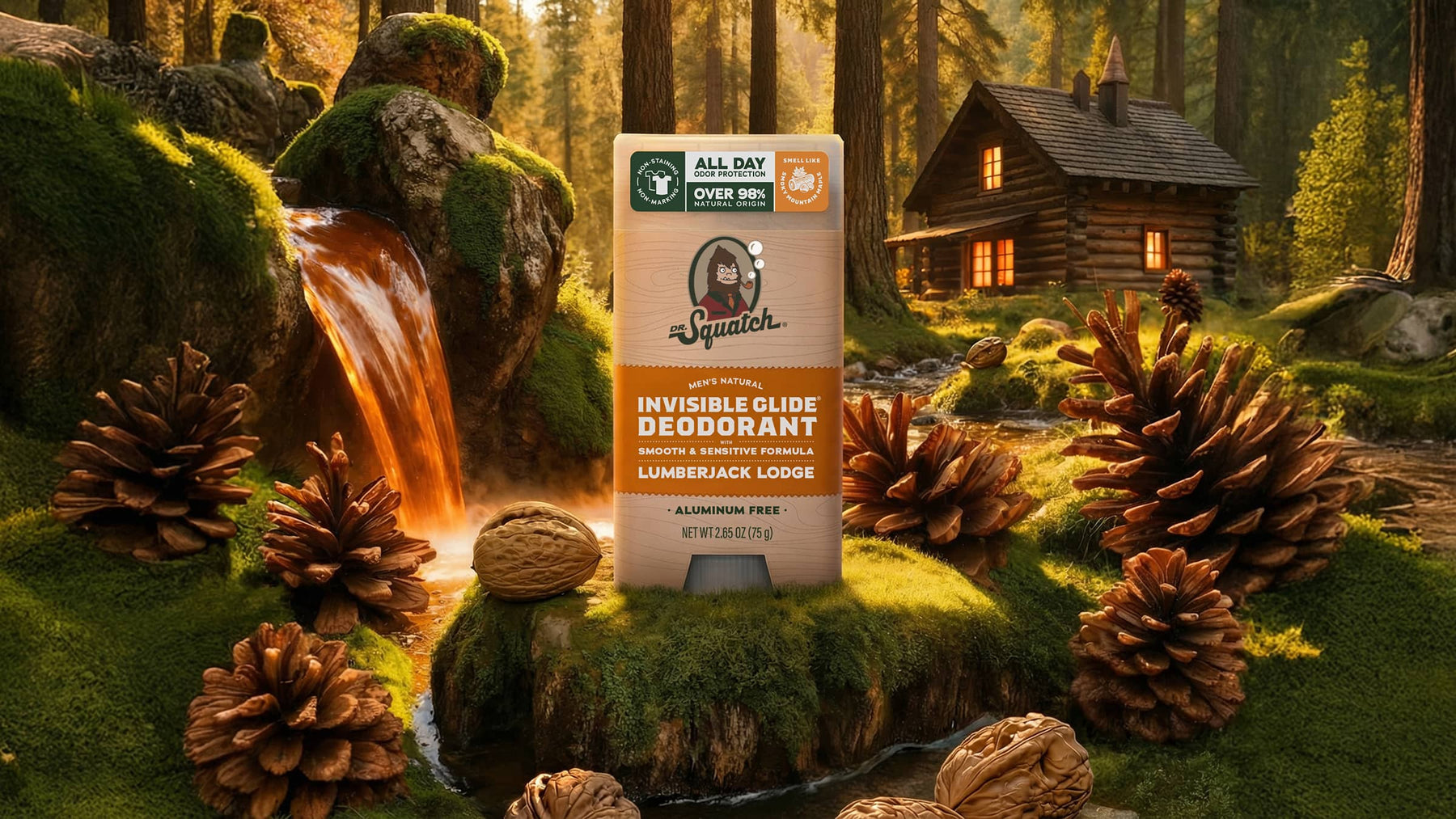 Lumberjack Lodge Invisible Glide Deodorant - Daily Scent