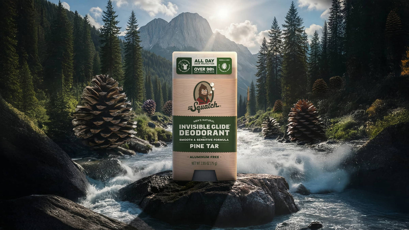 Pine Tar Invisible Glide Deodorant - Clean Mood