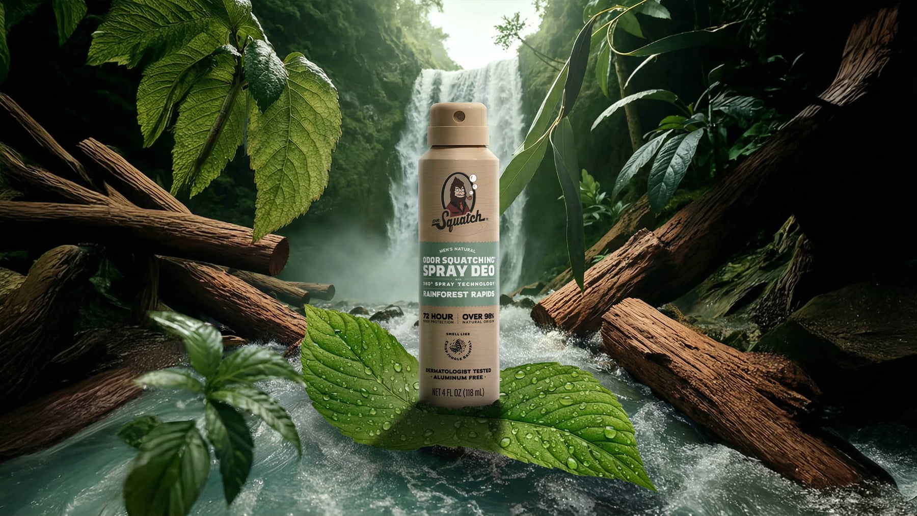 Rainforest Rapids Spray Deodorant - Gentle Mist