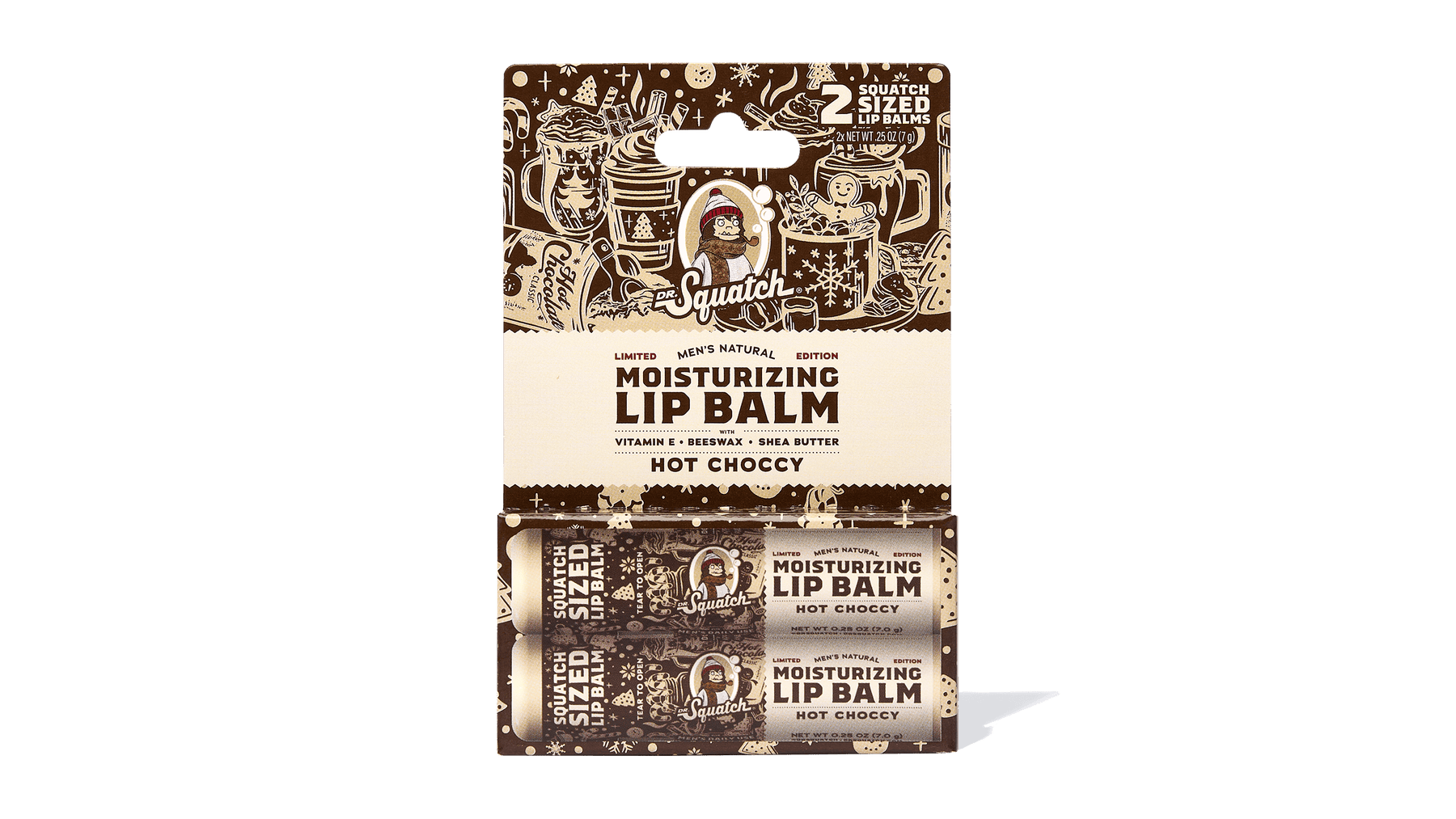Hot Choccy Lip Balm 2-Pack - Gift Ready