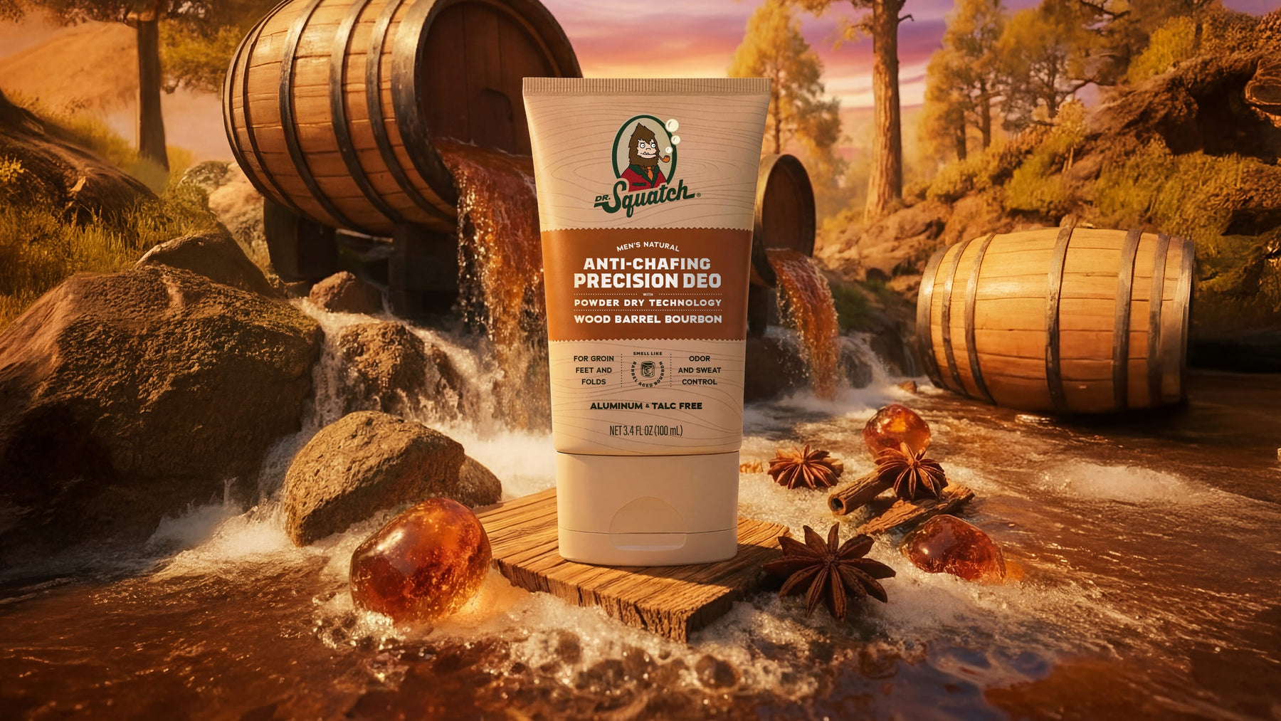 Wood Barrel Bourbon Precision Deo - Bright Scent