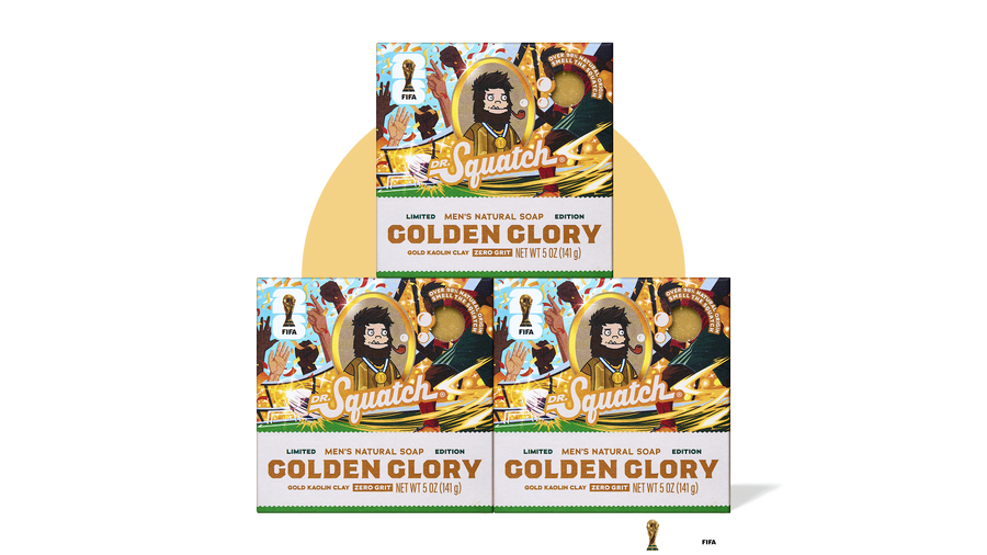 FIFA Golden Glory 3-Pack Bar Soap Bundle - Gift Ready