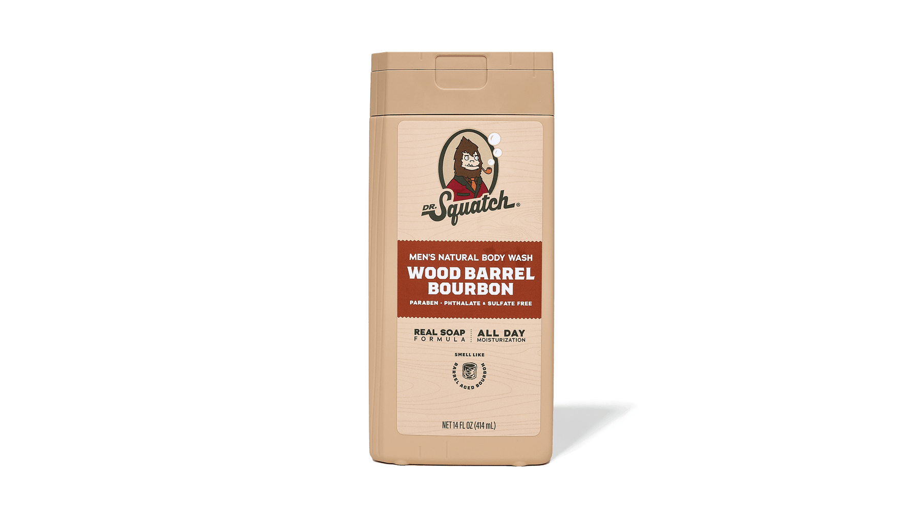 14 oz Wood Barrel Bourbon Body Wash - Classic Notes