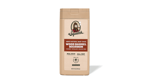 14 oz Wood Barrel Bourbon Exfoliating Body Wash - Bright Scent